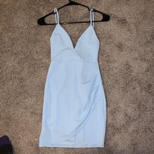 Baby blue dress